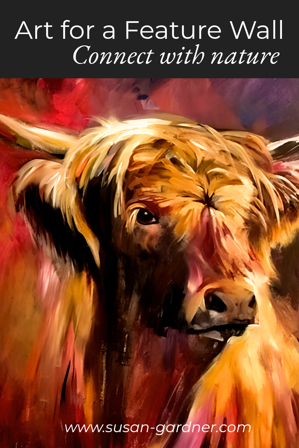 A Moment of Recognition - Animal Art by Susan Gardner - Contemporary Expressionist - Colourful Fine Art
