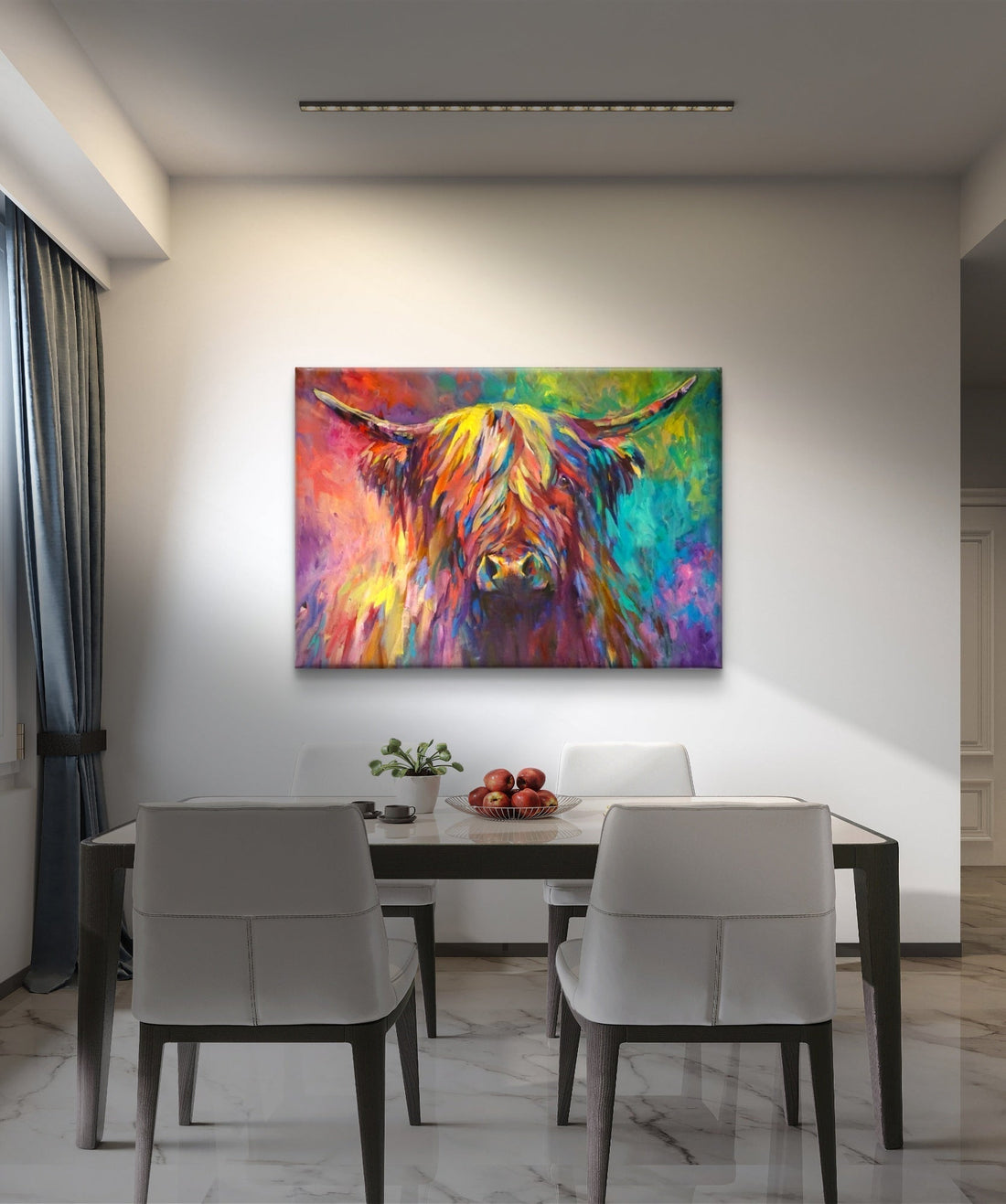 Personality Without Clutter - Animal Art by Susan Gardner - Contemporary Expressionist - Colourful Fine Art