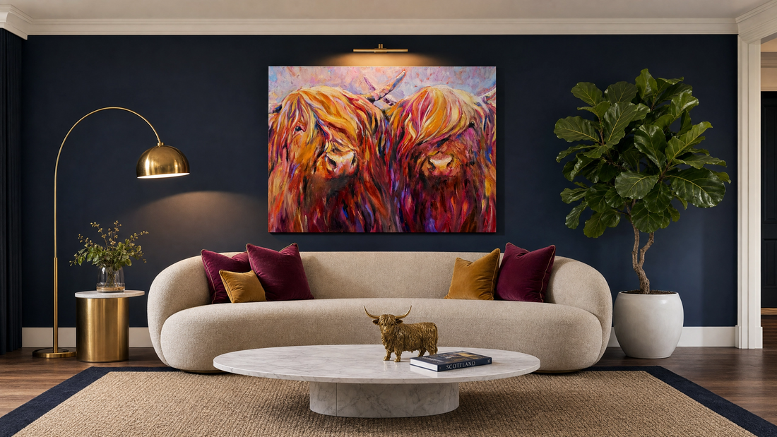Styling 'Fiddich and Spey': A Crisp, Modern Luxe Living Room