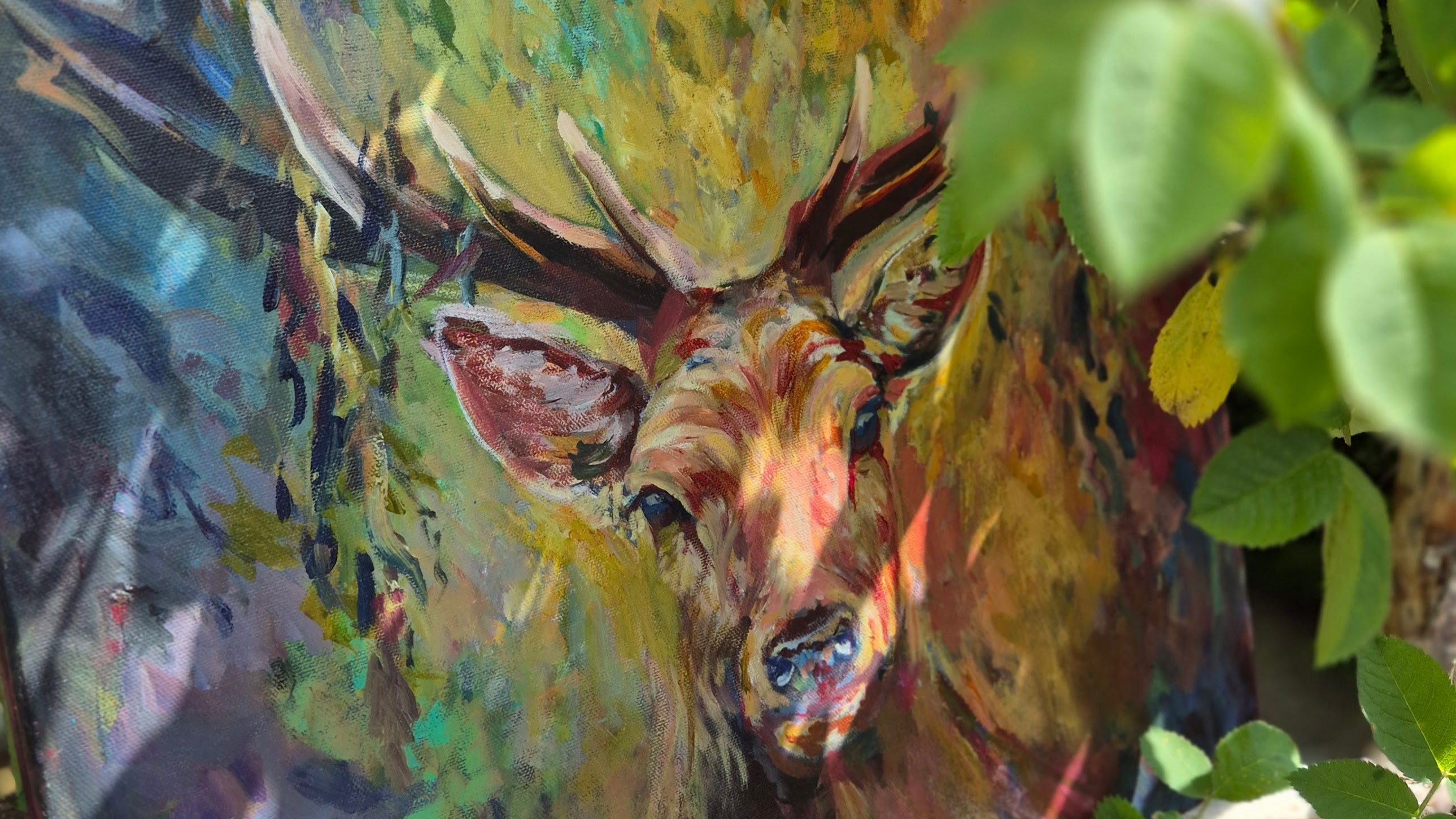 'Wild Encounter' Deer Paintings: Remembering our Wild Side...