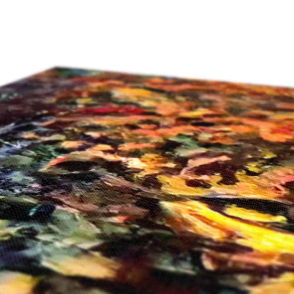 Bejewelled Leopard Canvas