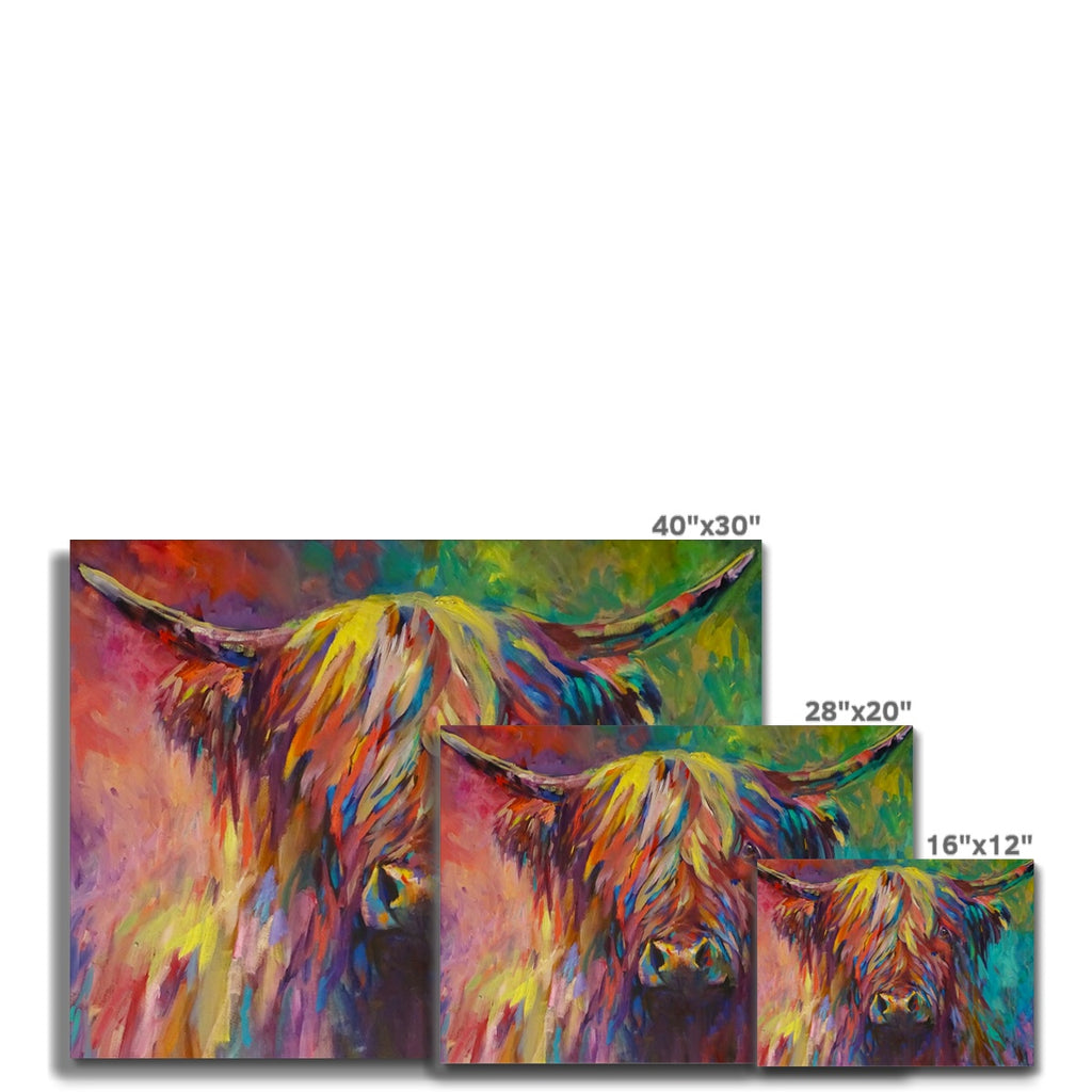 Beinn Eighe Canvas - Animal Art by Susan Gardner - Contemporary Expressionist - Colourful Fine Art
