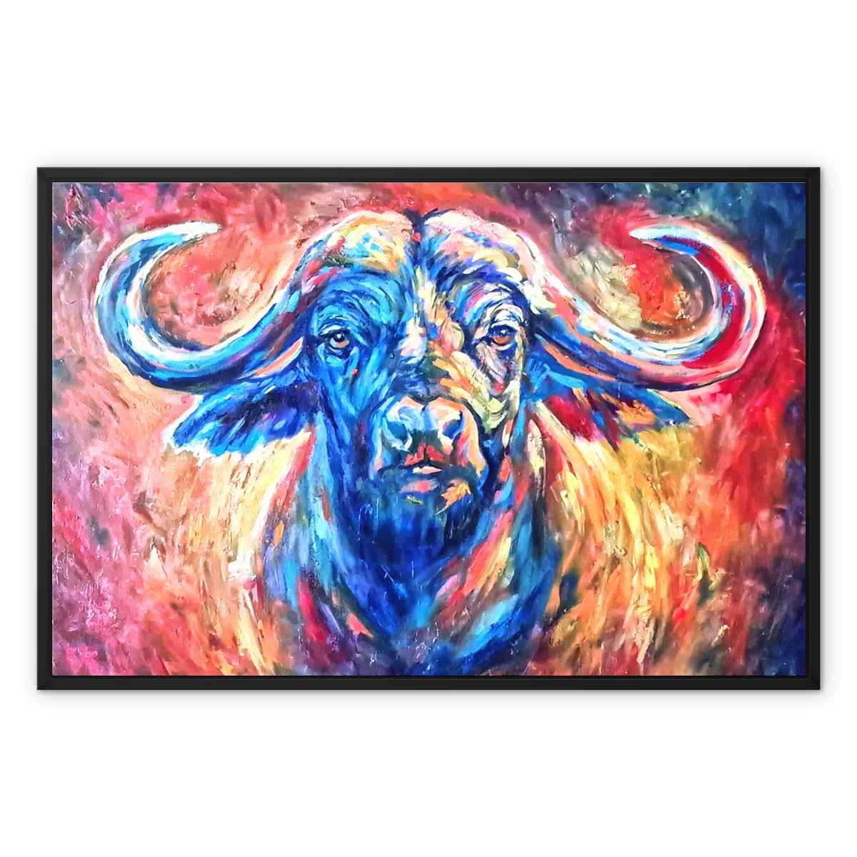 Unshakeable Buffalo Framed Canvas