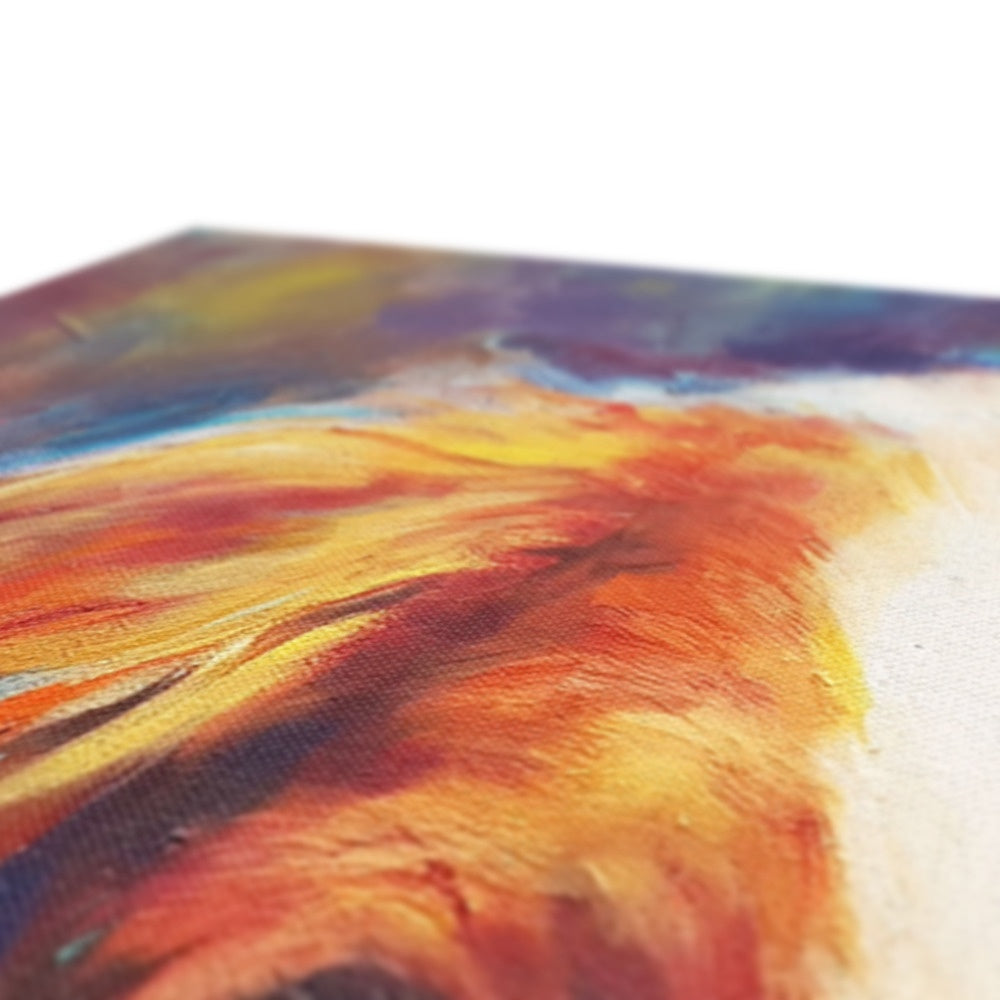 Blenheim Canvas - Animal Art by Susan Gardner - Contemporary Expressionist - Colourful Fine Art