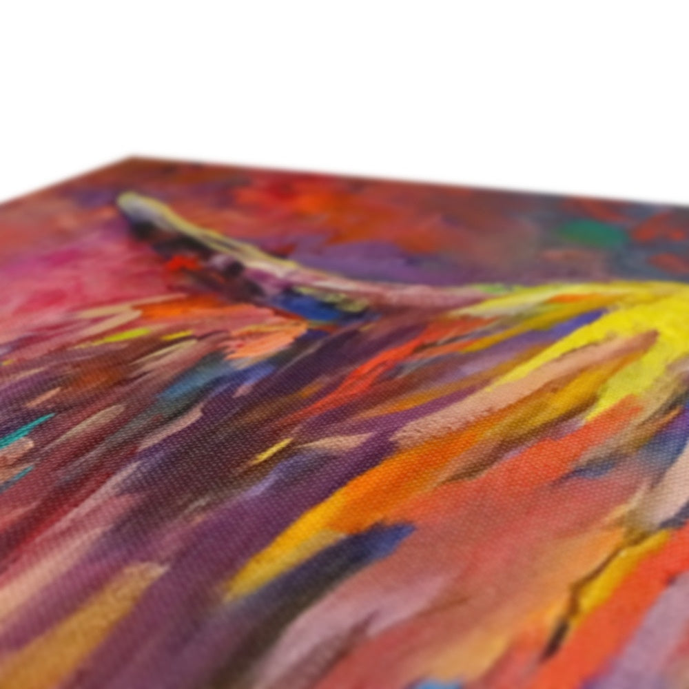 Beinn Eighe Canvas - Animal Art by Susan Gardner - Contemporary Expressionist - Colourful Fine Art