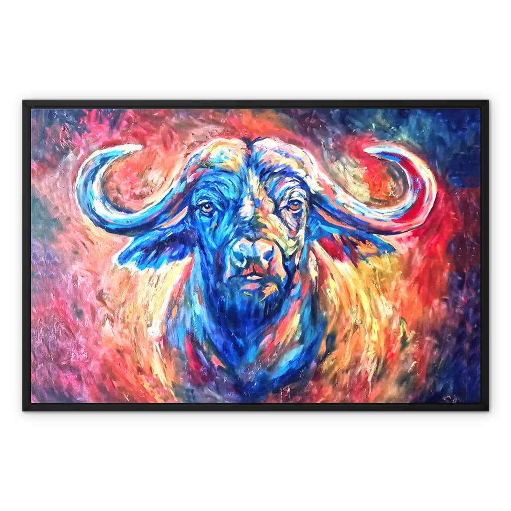 Unshakeable Buffalo Framed Canvas