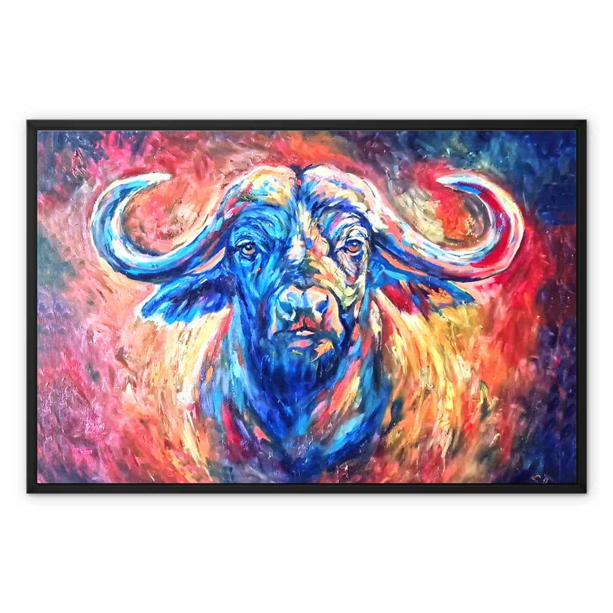 Unshakeable Buffalo Framed Canvas