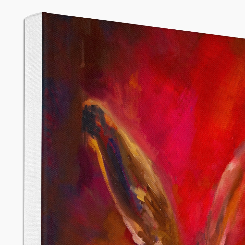 Gentleman Caller Canvas - - susan gardner - uk artist - colourful animal art