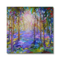 Bluebell Shimmer Canvas - - susan gardner - uk artist - colourful animal art