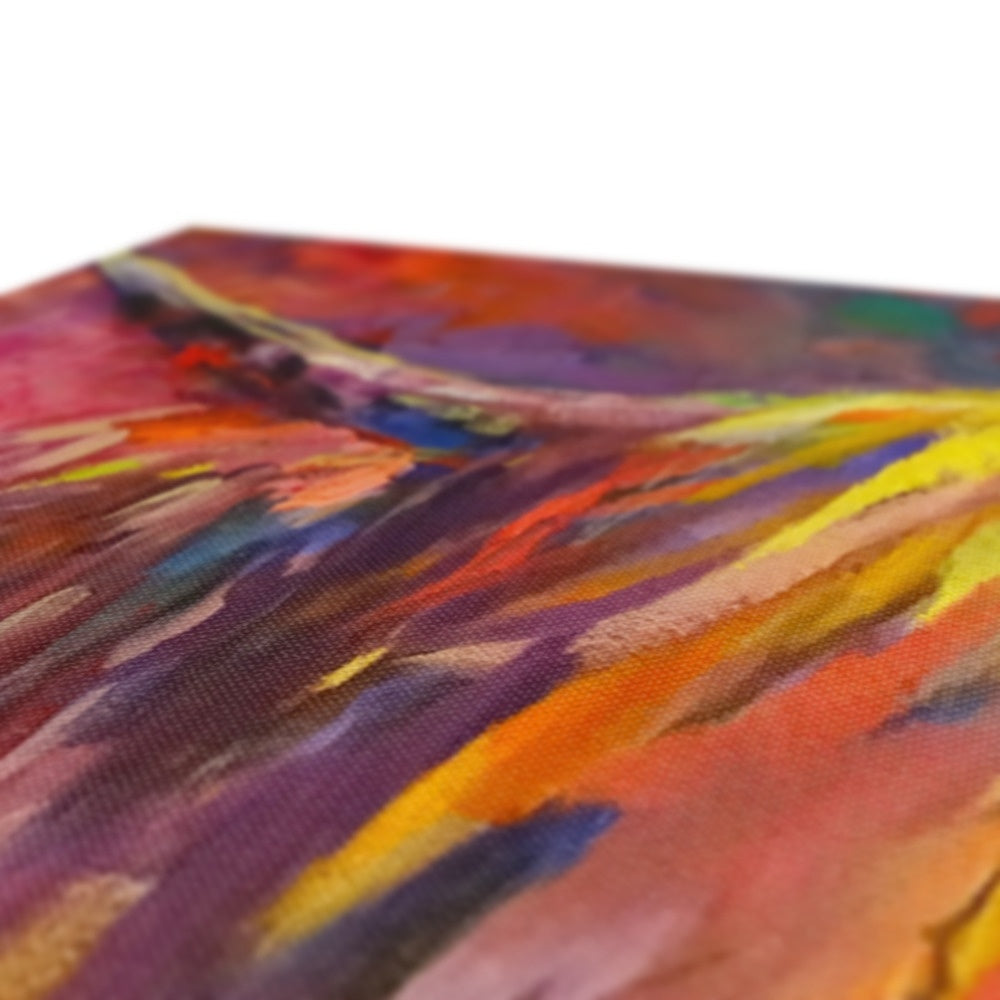 Beinn Eighe Canvas - Animal Art by Susan Gardner - Contemporary Expressionist - Colourful Fine Art