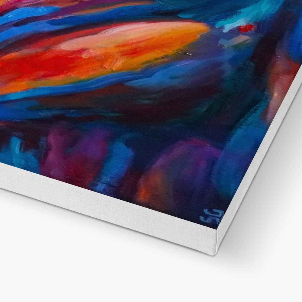 Celestial Swans Canvas