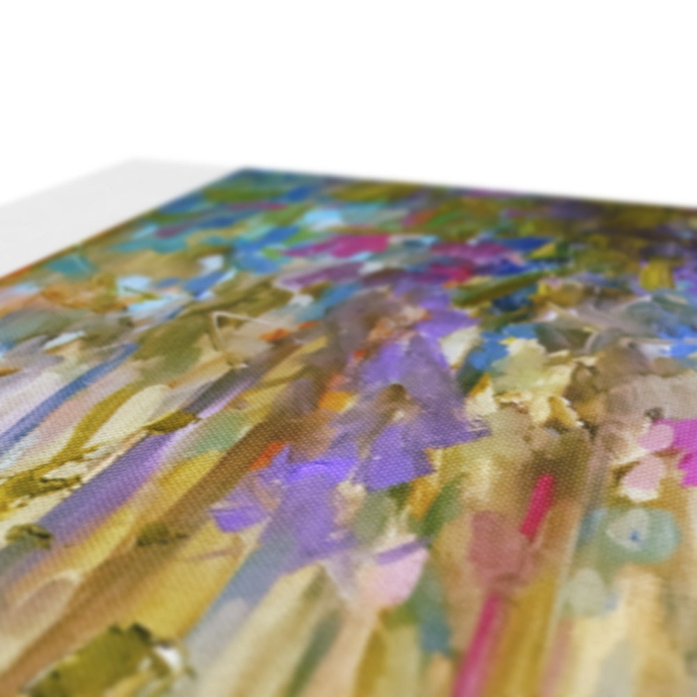 Bluebell Shimmer Canvas - - susan gardner - uk artist - colourful animal art