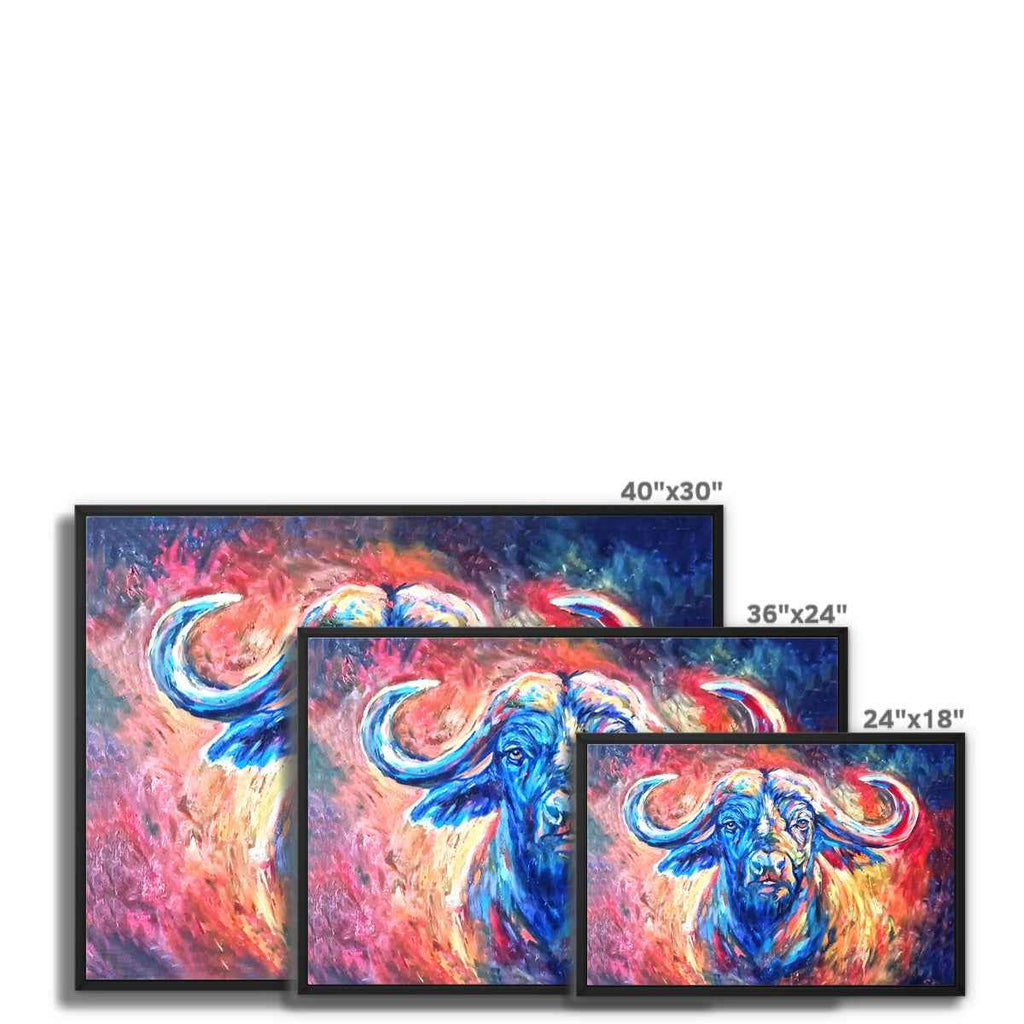 Unshakeable Buffalo Framed Canvas