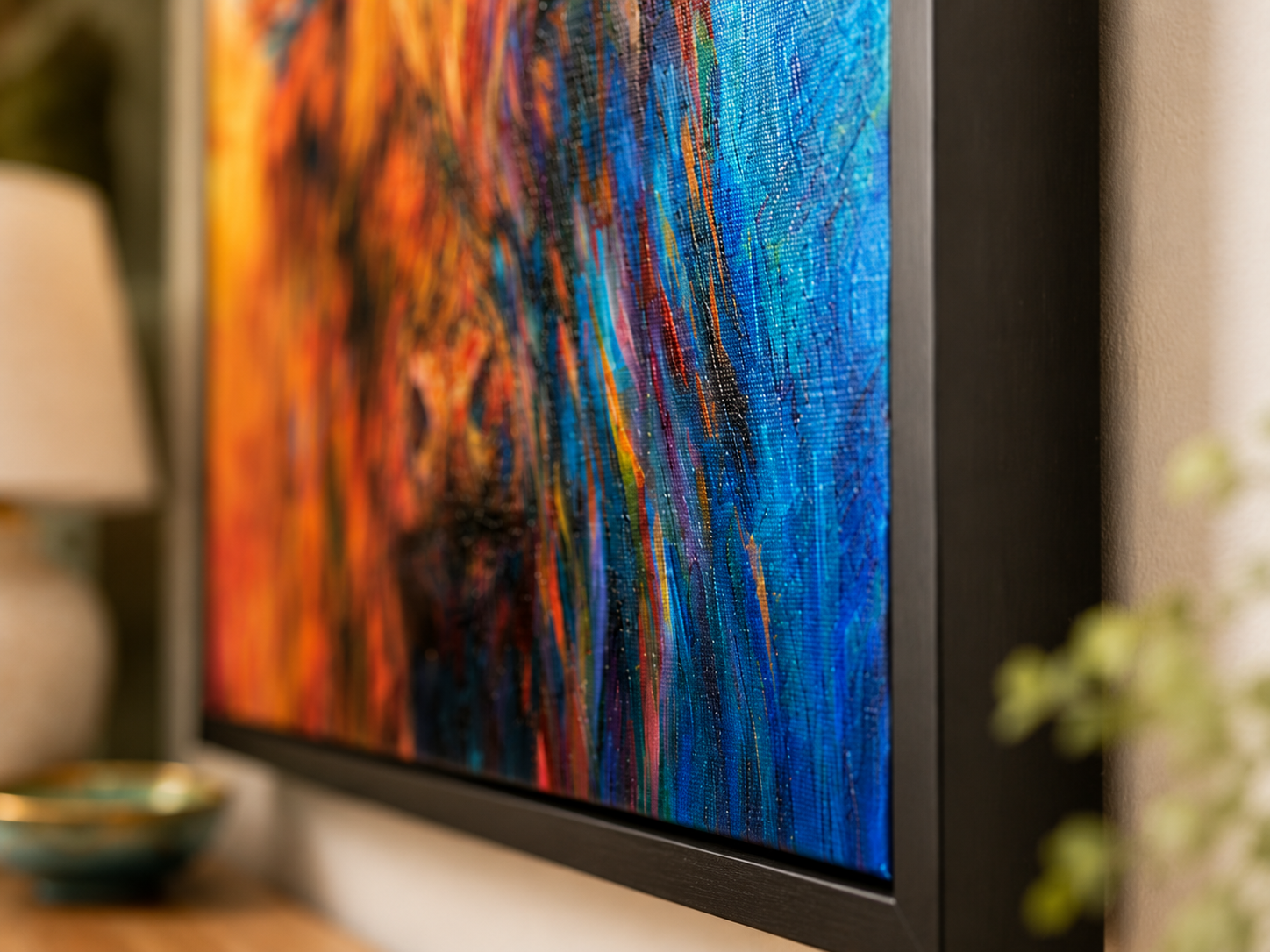 Glendevon - Highland Cow Framed Canvas