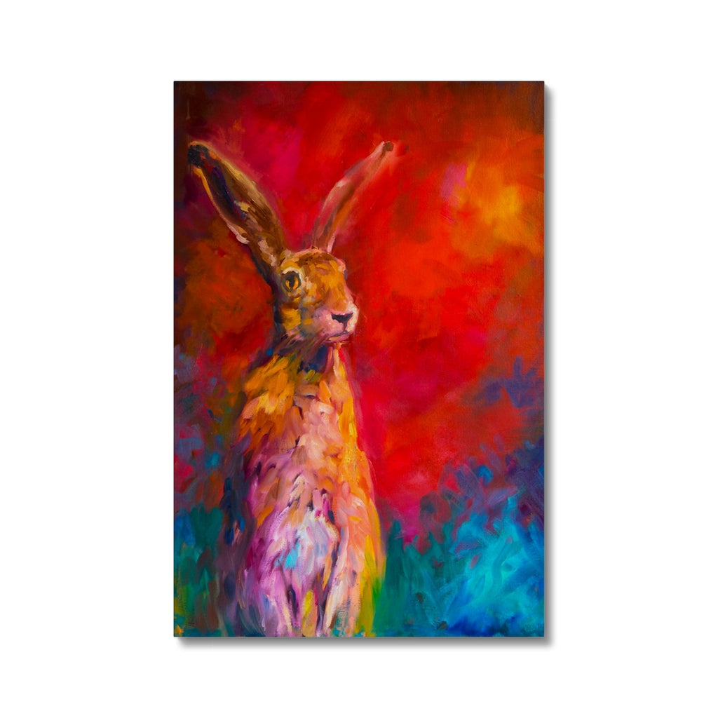 Gentleman Caller Canvas - - susan gardner - uk artist - colourful animal art