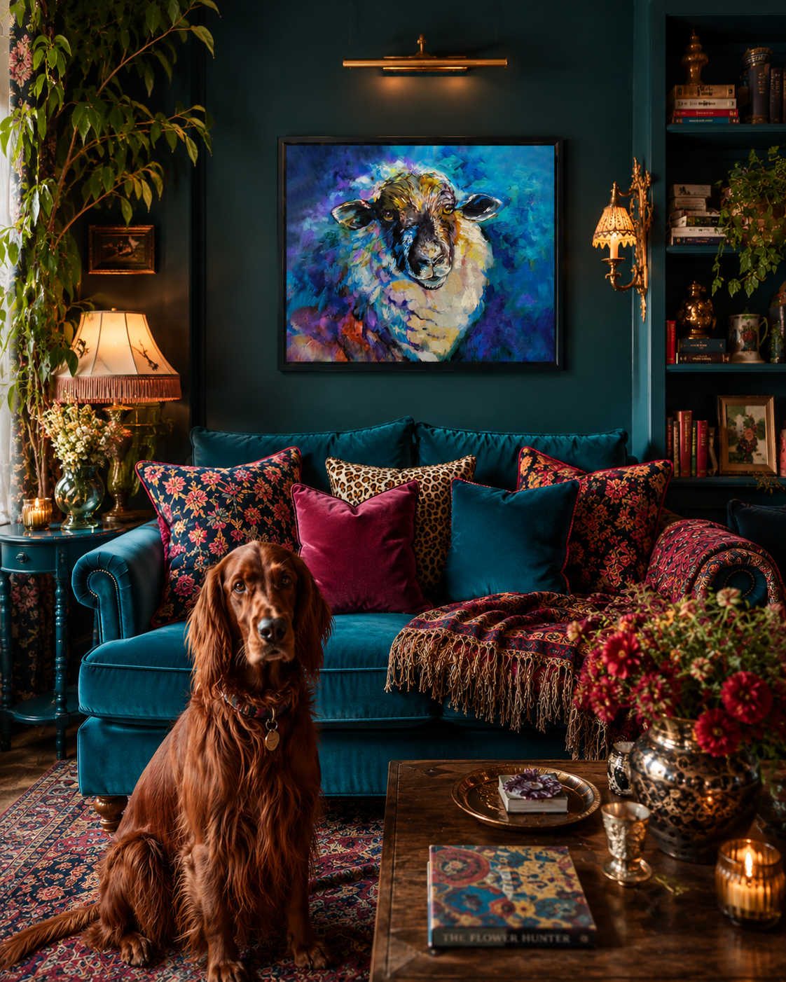 Abigail Framed Canvas - Susan Gardner Uk Wildlife Art - Leicestershire UK