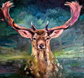 'Fantasma del campo' - Óleo sobre lienzo de 60 x 60 cm, Enmarcado.