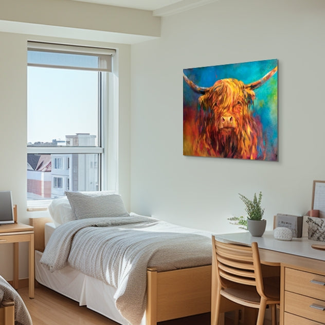 Glencoe Canvas - Animal Art by Susan Gardner - Contemporary Expressionist - Colourful Fine Art