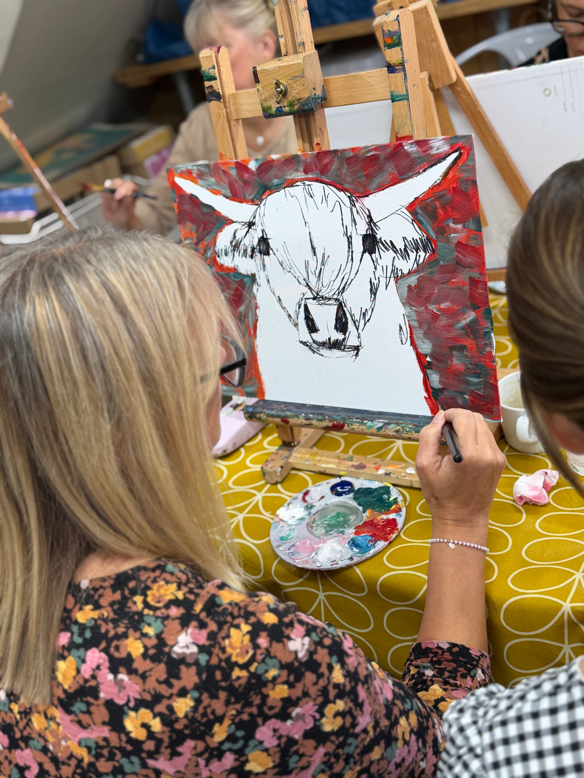 Colourful Highland Cow at Urban Clay, Aylsham, Norfolk - Mini Workshop - 10 am-12 noon Sunday October 11th 2026