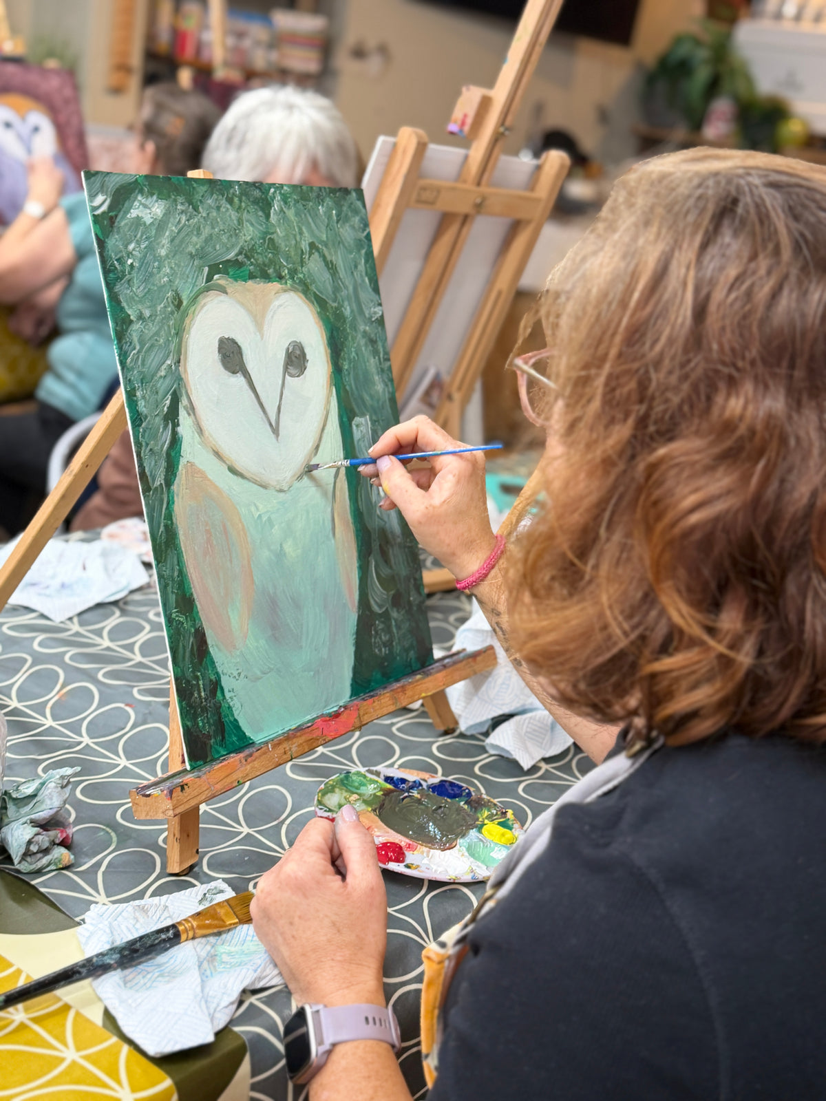 Barn Owl at Urban Clay, Aylsham, Norfolk- Mini Workshop - 10 am-12 noon Monday October 12th