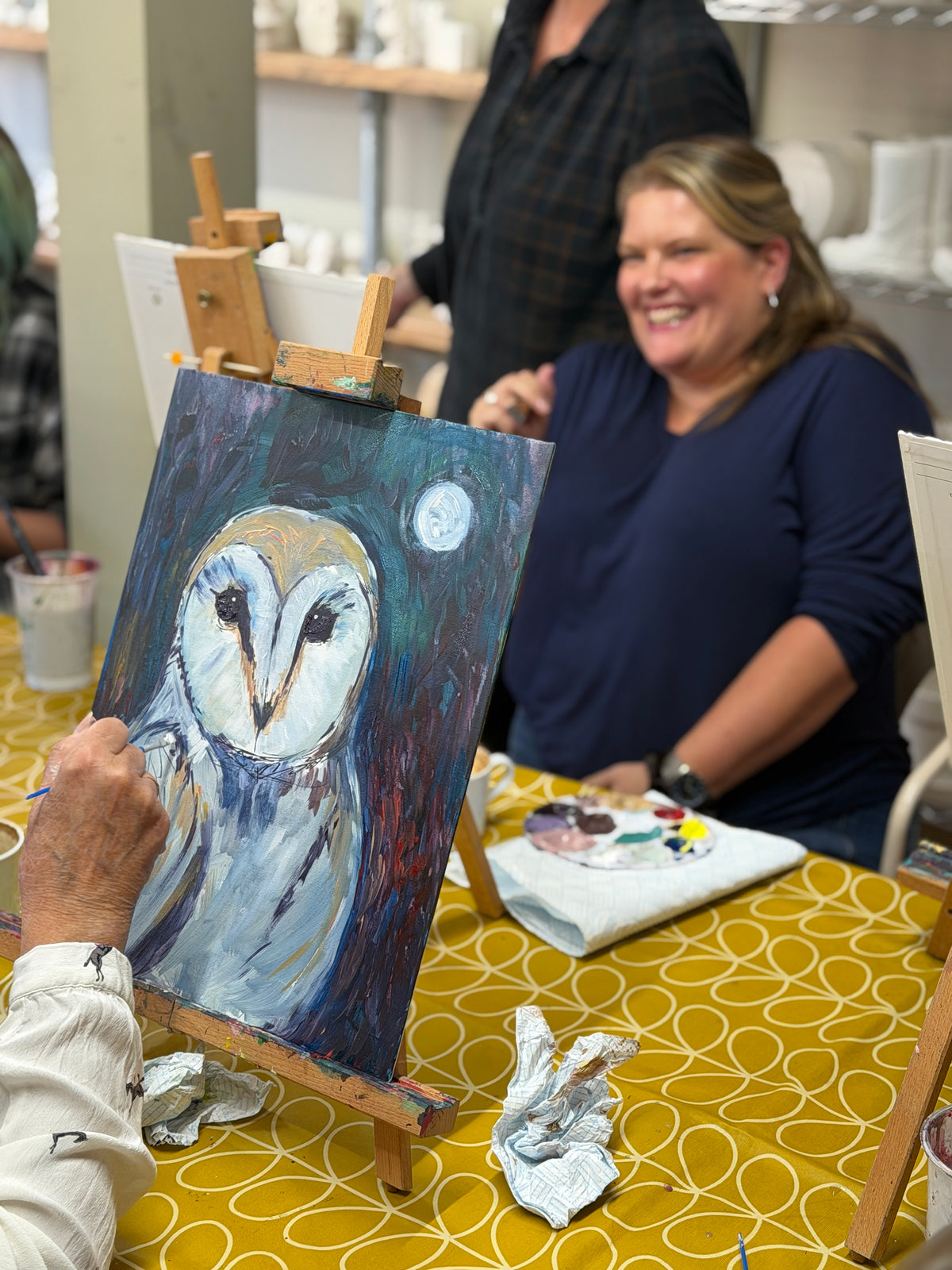 Barn Owl at Urban Clay, Aylsham, Norfolk- Mini Workshop - 10 am-12 noon Monday October 12th