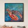 Grand Homard - Lobster Wall Art Framed Canvas Print