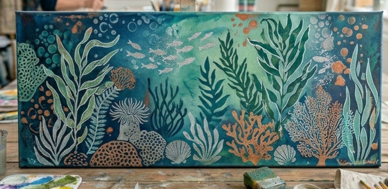 'Secret Garden'  mini workshop at Ibstock | Sat 25th July 2026 10 am-1pm - Animal Art by Susan Gardner - Contemporary Expressionist - Colourful Fine Art