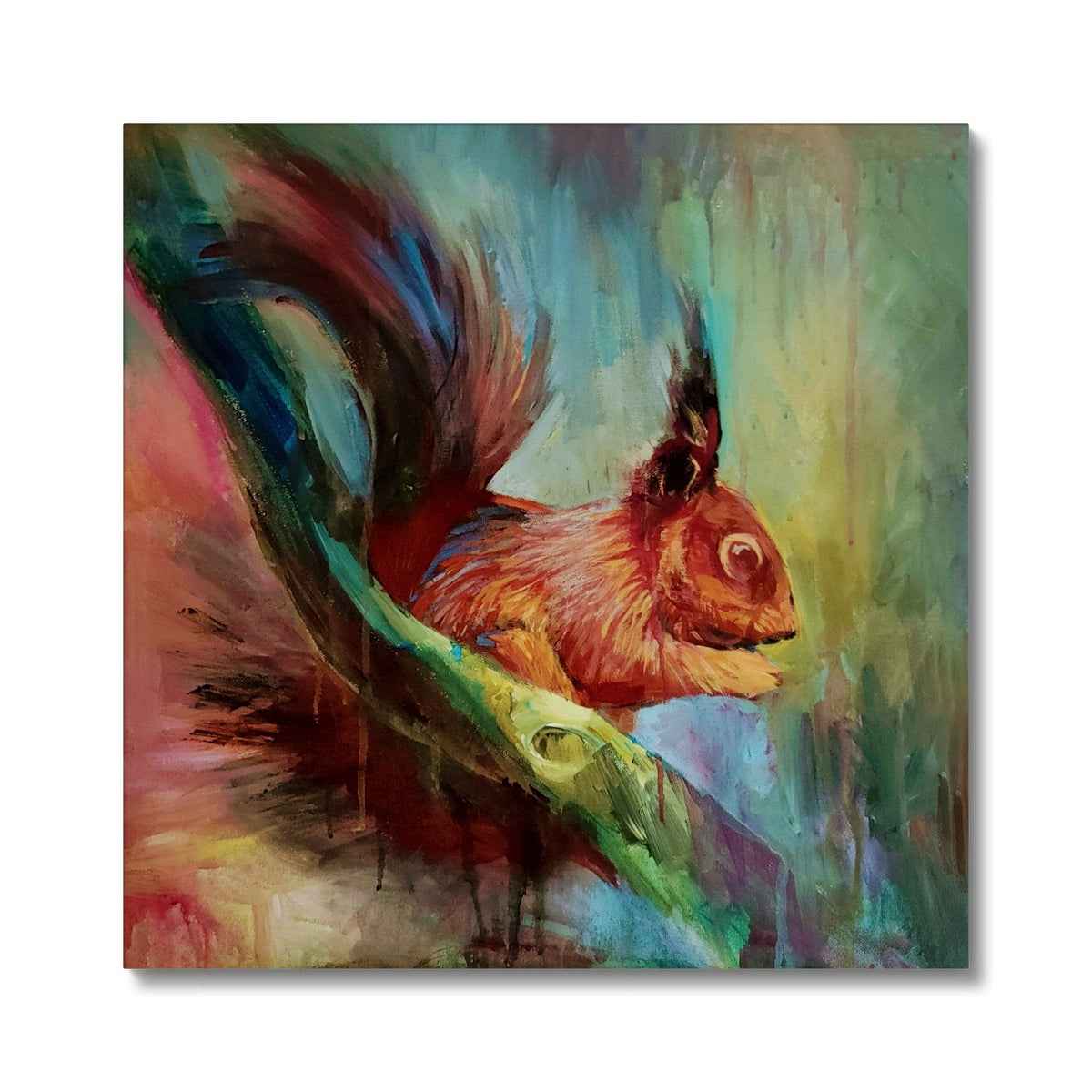 Nut Thief - Squirrel Wall Art Canvas Print