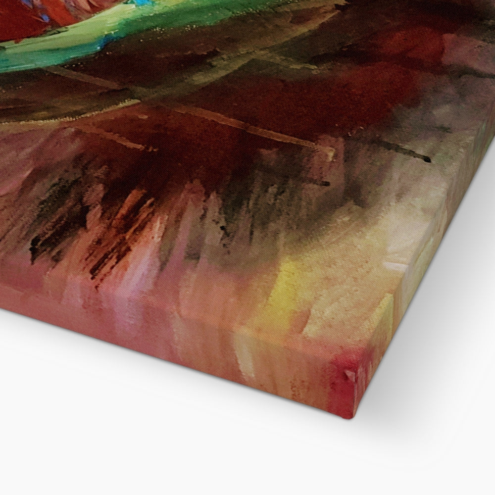 Squirrel Wall Art Canvas Print detail