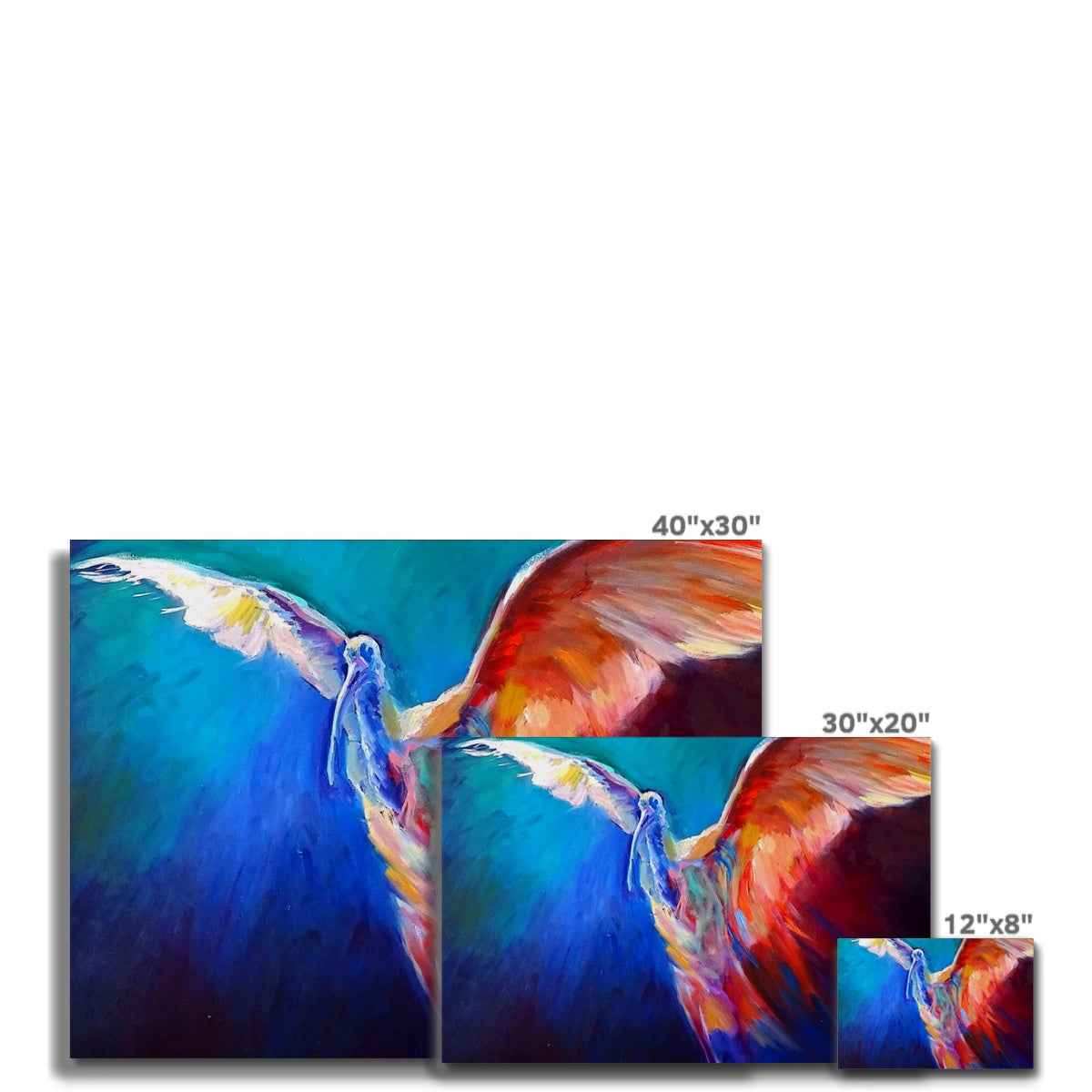 Wing of Water , Wing of Fire Canvas