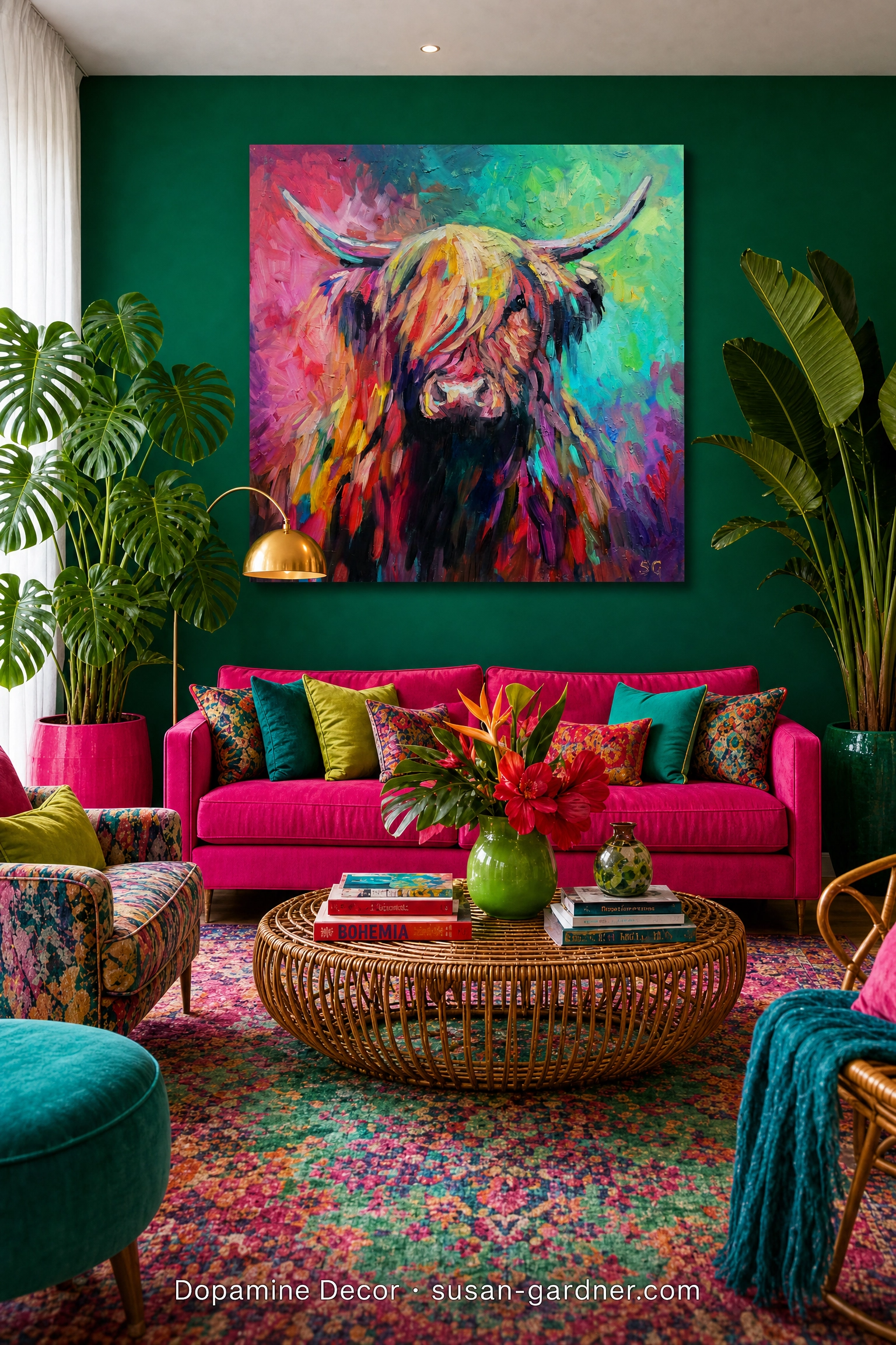 Balvenie Highland Cow Canvas Print