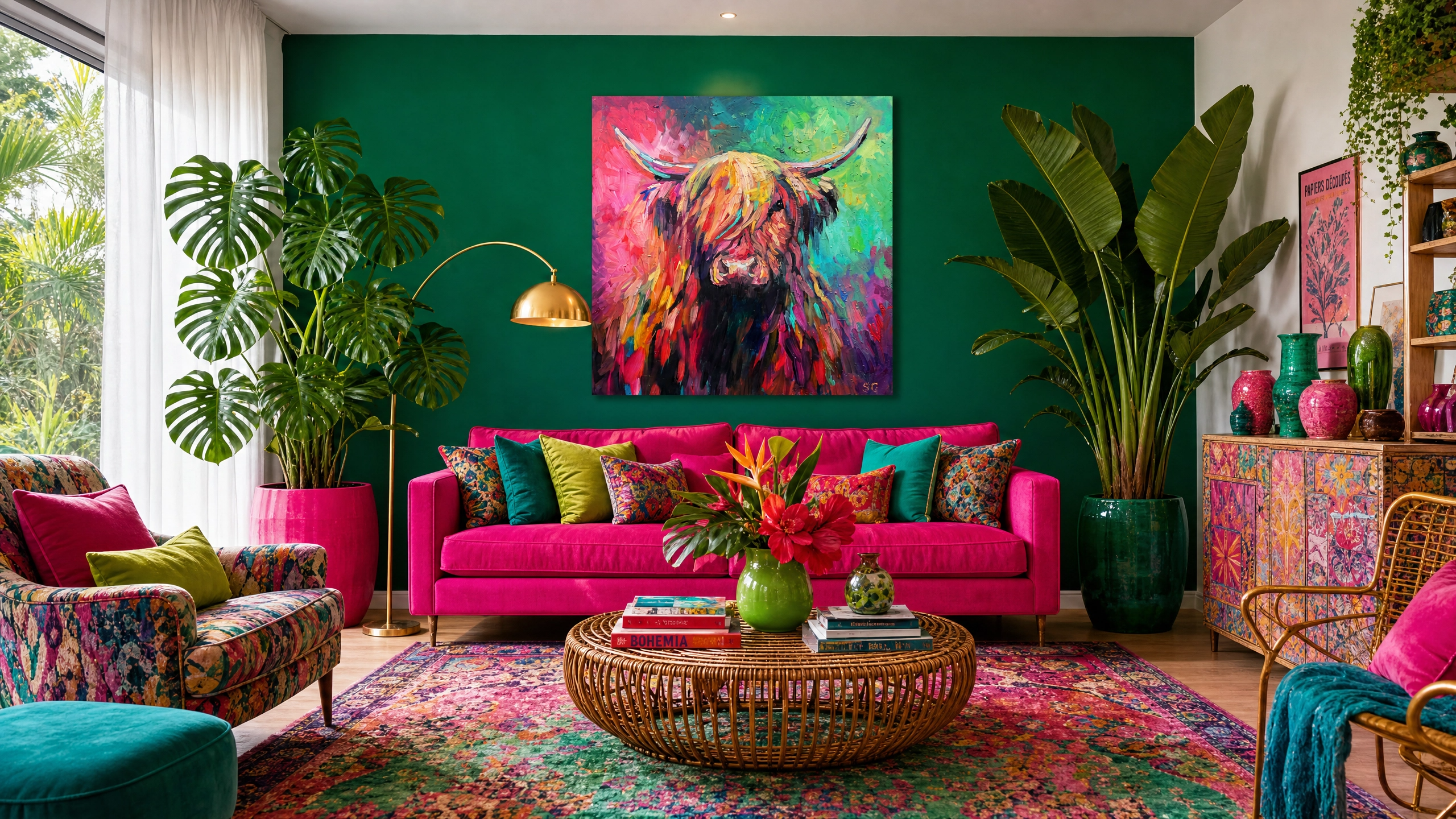 Balvenie Highland Cow Canvas Print