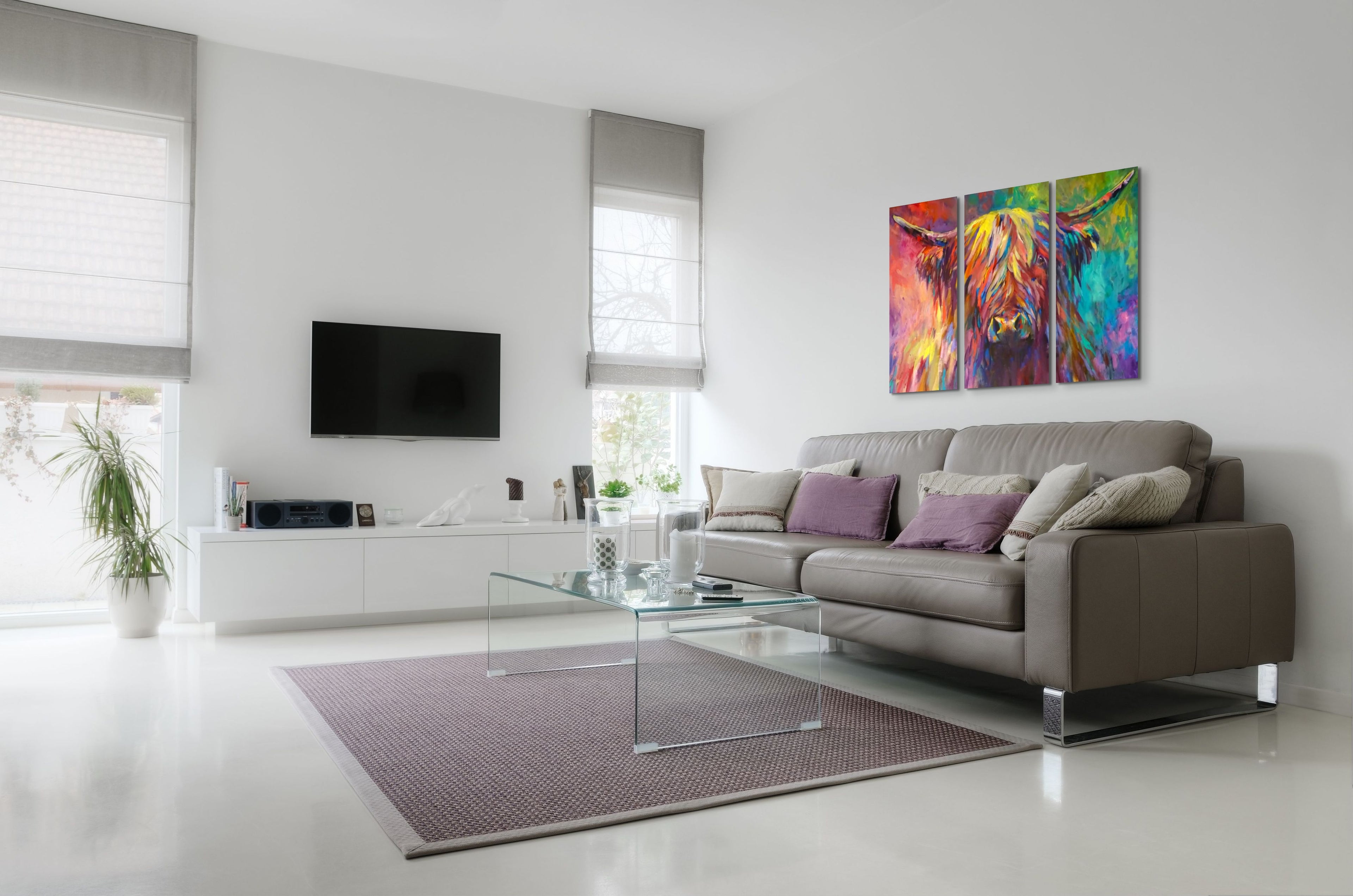 Beinn Eighe Three Piece Canvas Set  - Set of Three