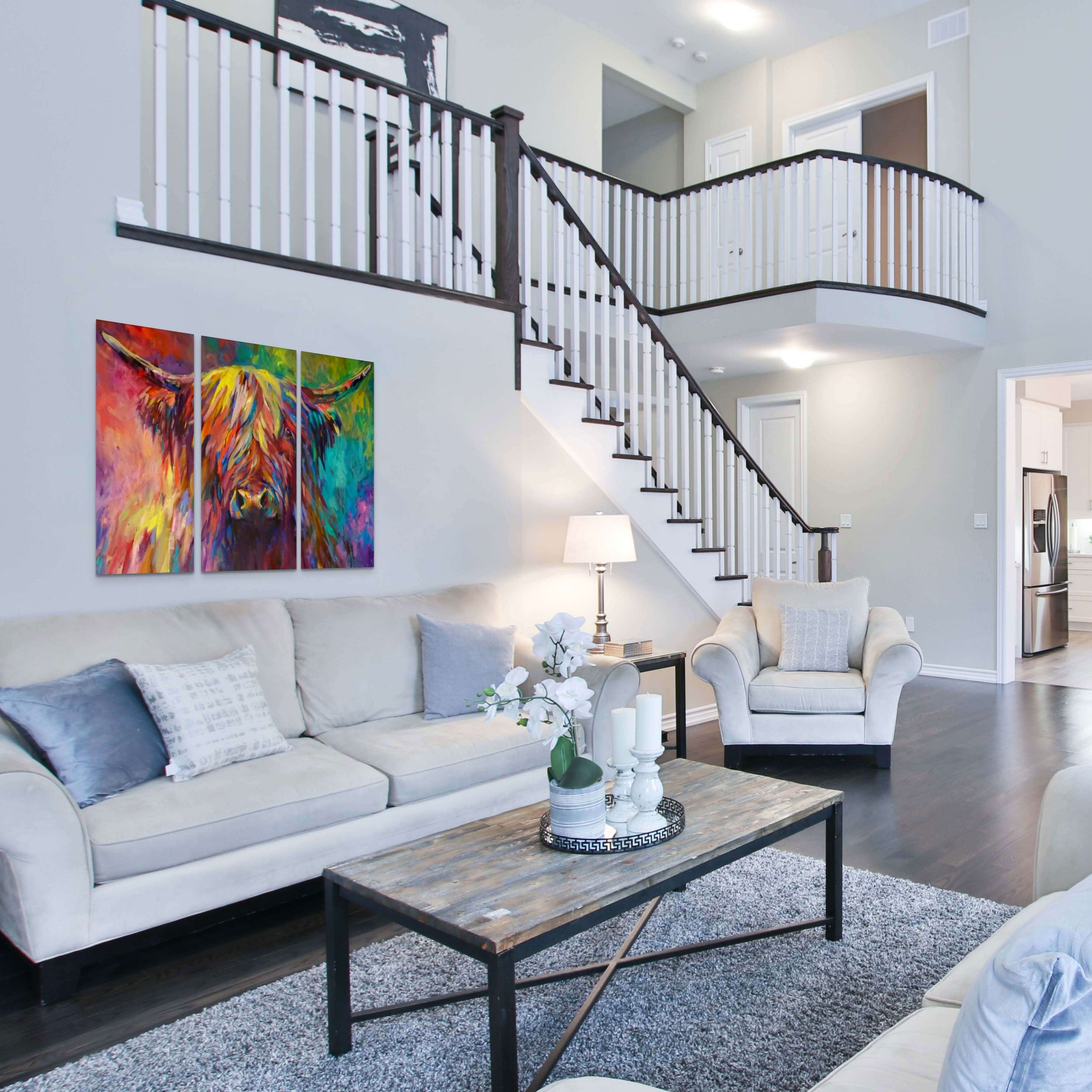 Beinn Eighe Three Piece Canvas Set  - Set of Three