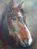 *Sold - Commissioned Horse Painting - Animal Art by Susan Gardner - Contemporary Expressionist - Colourful Fine Art