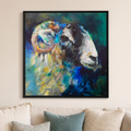 Coniston  -  Sheep Wall Art Framed Canvas Print