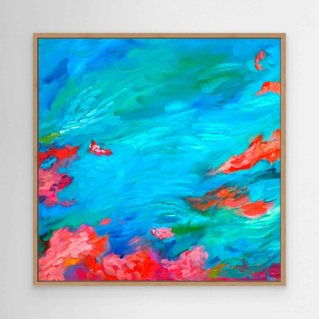 Coral Seas - Gallery Scale Canvas Art Print
