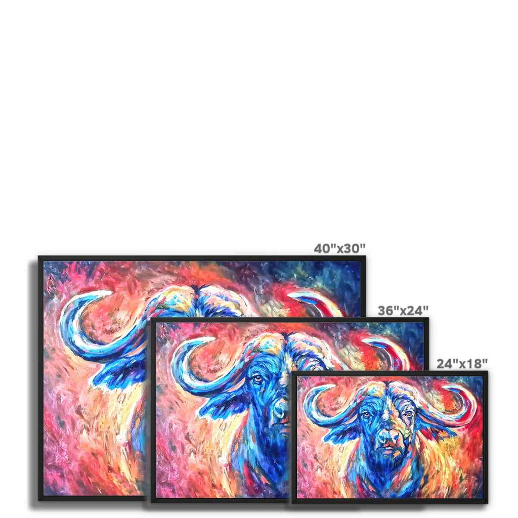 Unshakeable Buffalo Framed Canvas