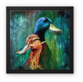 Puddle Ducks - Wall Art Framed Canvas Print