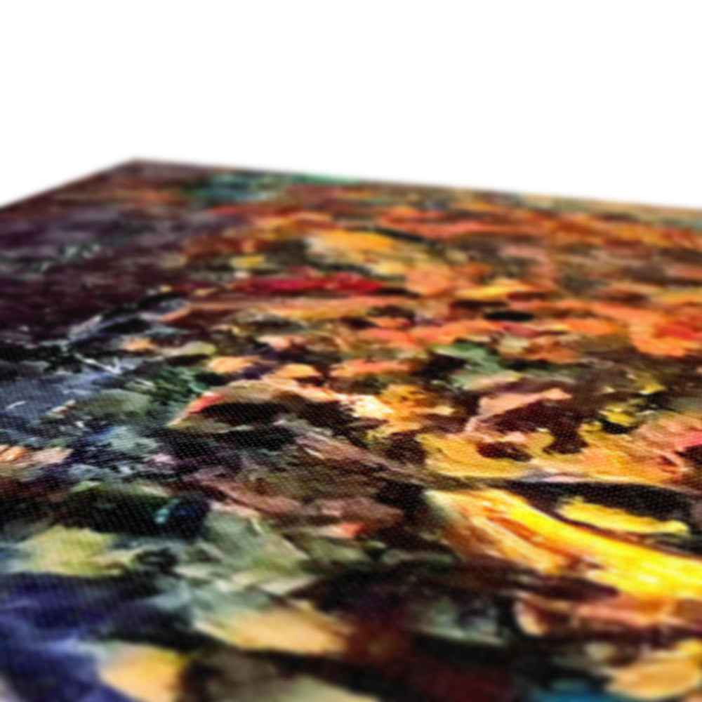 Bejewelled Leopard Canvas