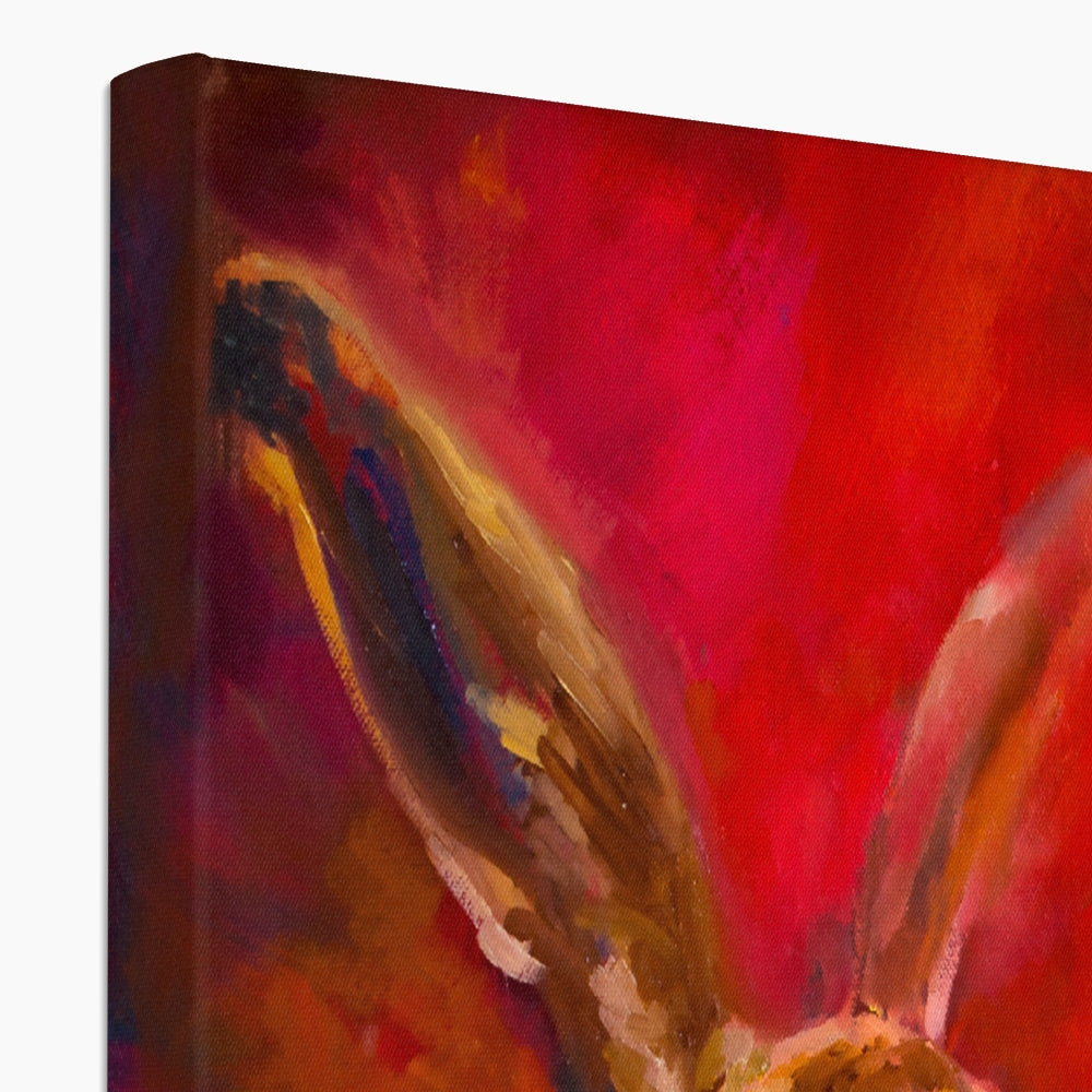 Gentleman Caller Canvas - - susan gardner - uk artist - colourful animal art
