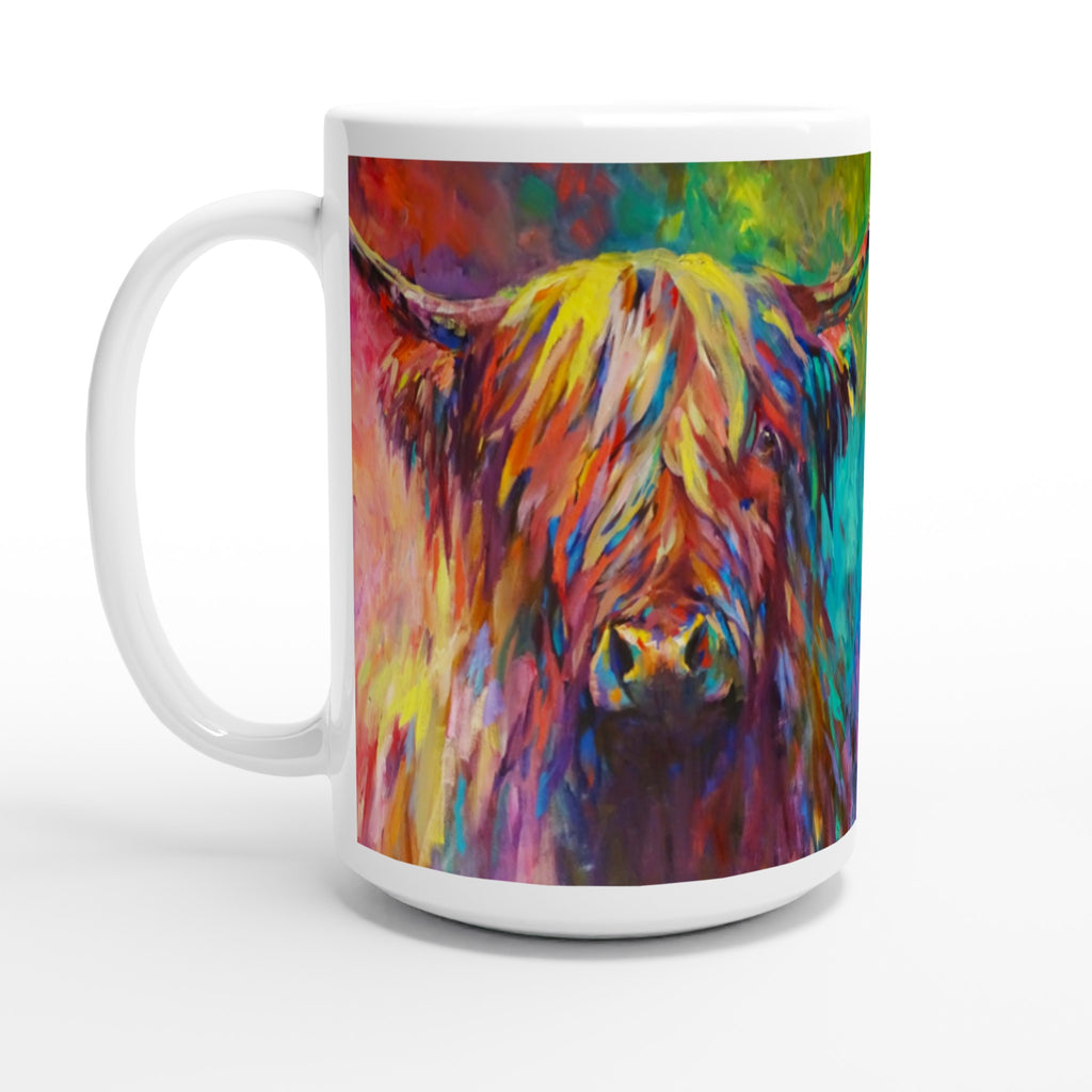 Beinn Eighe Ceramic Mug - Animal Art by Susan Gardner - Contemporary Expressionist - Colourful Fine Art