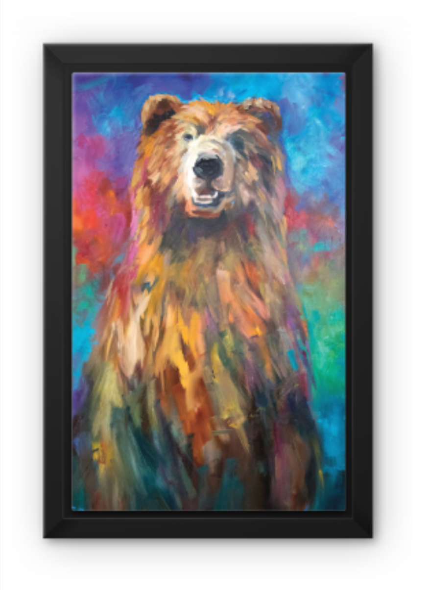 Sebastián el Oso - Lienzo Enmarcado