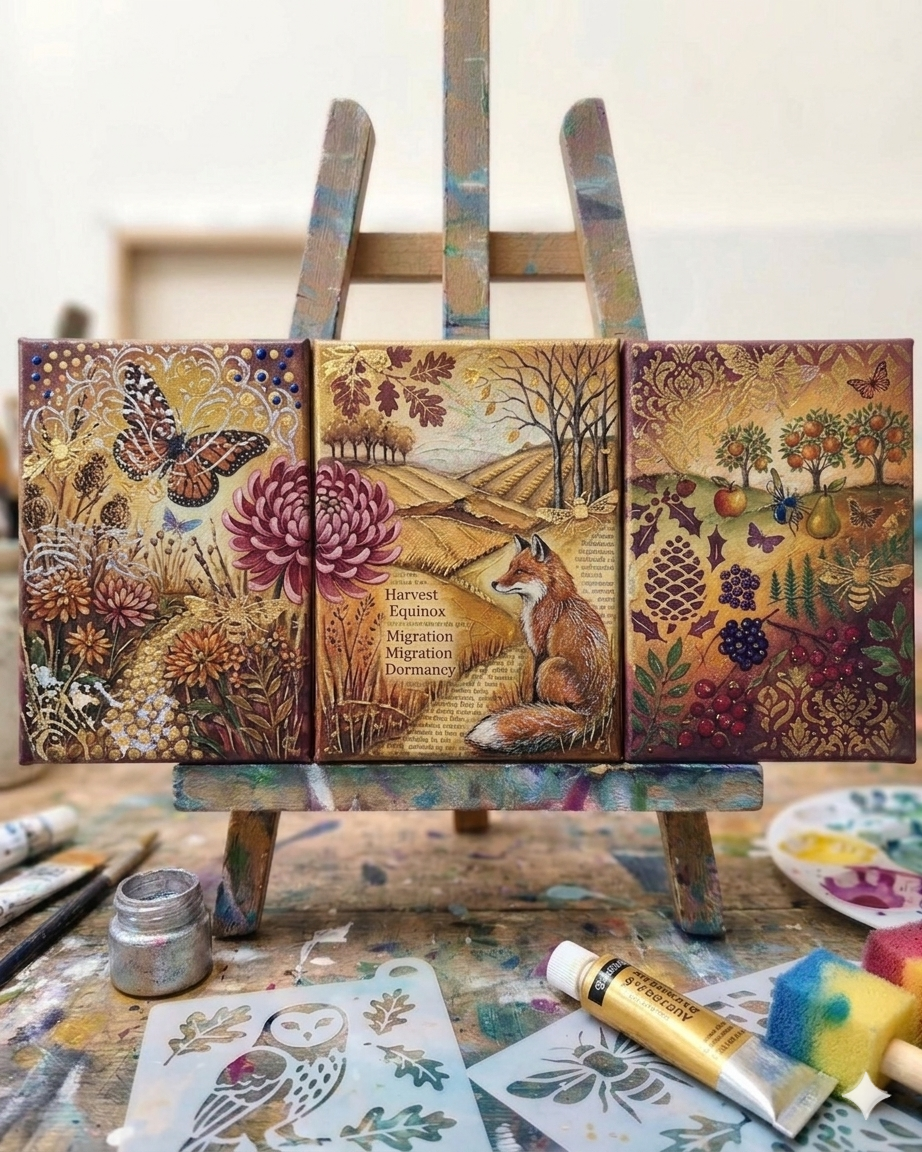 'Landscape Trio'  art workshop at Ibstock | Sat 11th July 2026 10 am-4pm - Animal Art by Susan Gardner - Contemporary Expressionist - Colourful Fine Art