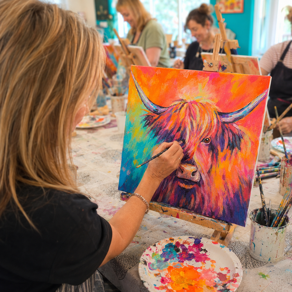 ¡Vaca escocesa colorida! en Ibstock School | domingo 22 de febrero de 2026 de 10:00 a 16:00 h