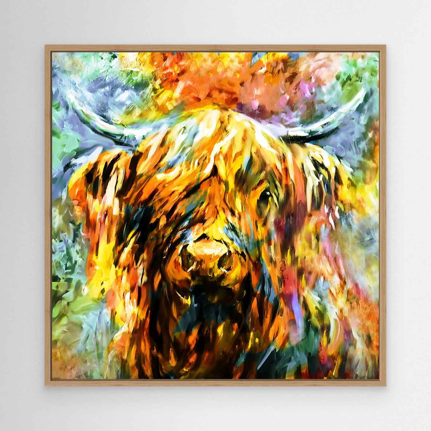 Fraserburgh - Highland Cow Canvas Print