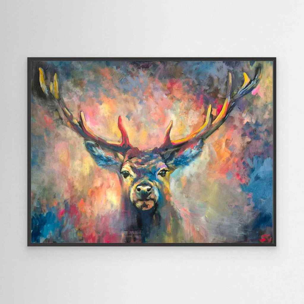 Russet Stag Canvas Print