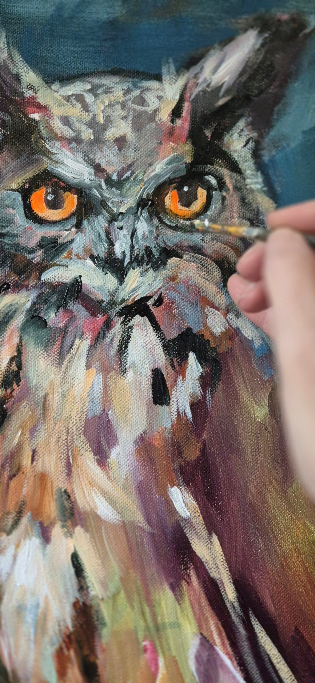 Eulen malen Kunst-Workshop - Ibstock - So 28. Juni 10-16 Uhr
