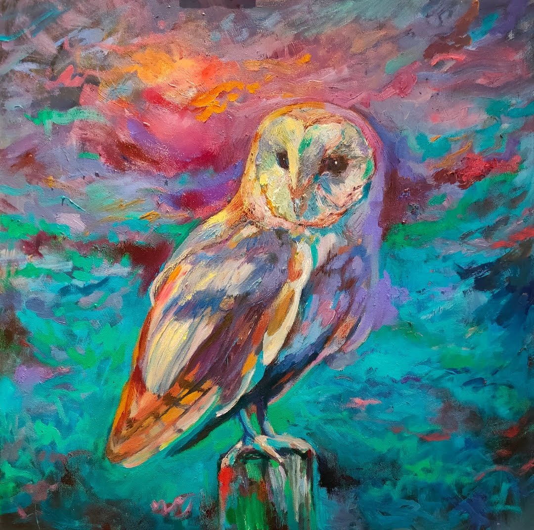 Painting Owls Art Workshop - Ibstock - Sun 28th June 10-4 pm