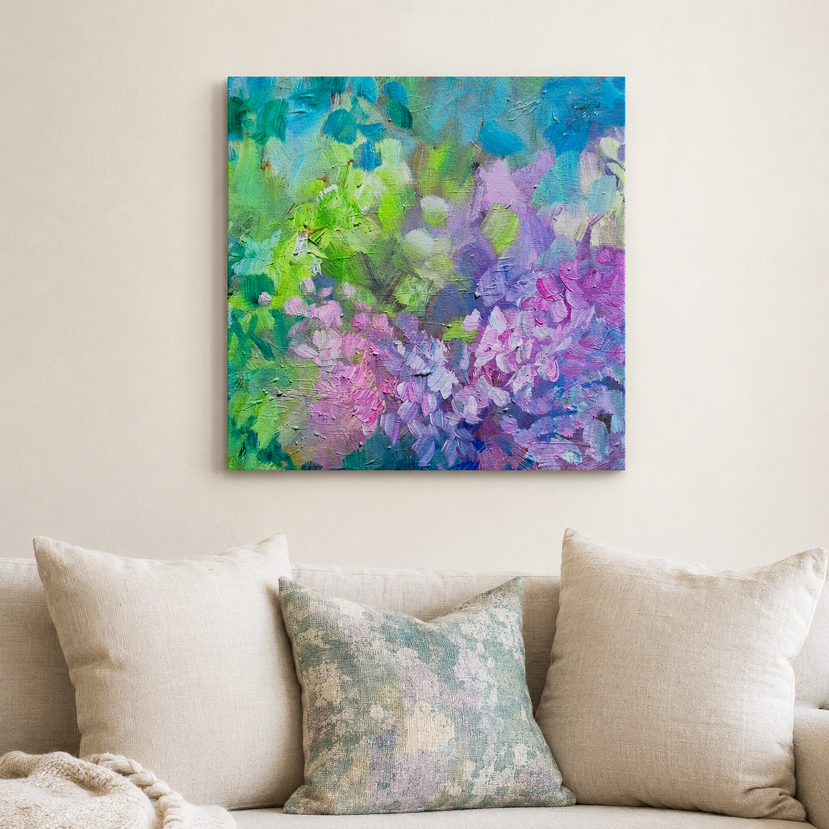 Hydrangea Envy  - Canvas Print